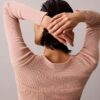 Linen Blend Wrap Sweater
