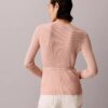 Linen Blend Wrap Sweater