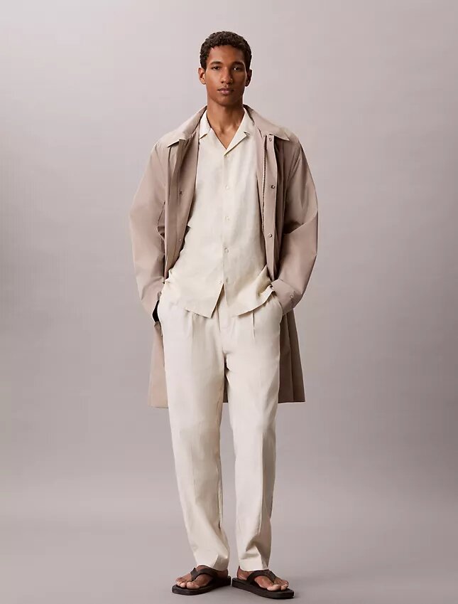 Linen Cotton Camp Collar Easy Shirt Linen Cotton Camp Collar Easy Shirt