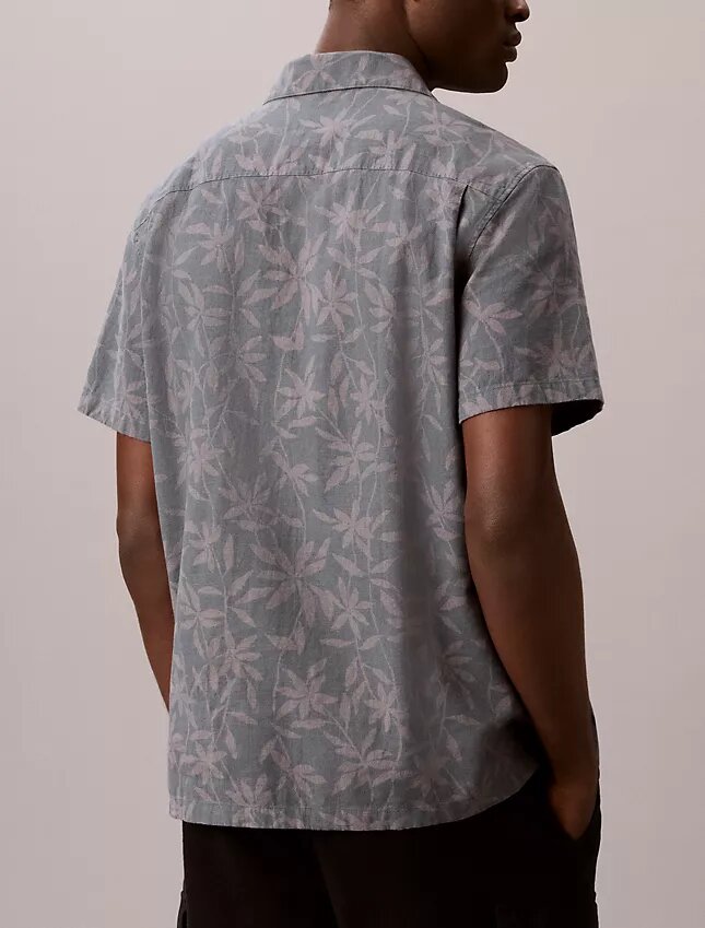 Linen Cotton Camp Collar Easy Shirt Linen Cotton Camp Collar Easy Shirt