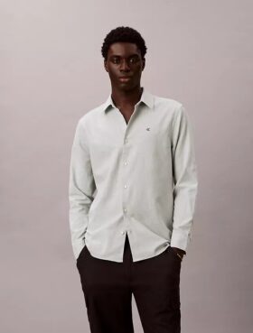 Linen Cotton Classic Button-Down Shirt