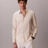 Linen Cotton Classic Button-Down Shirt