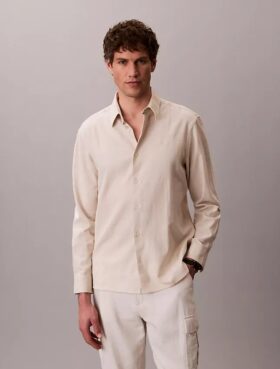 Linen Cotton Classic Button-Down Shirt