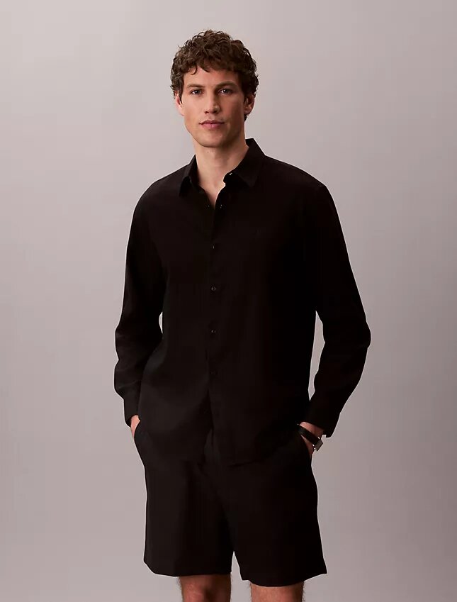 Linen Cotton Classic Button-Down Shirt Linen Cotton Classic Button-Down Shirt