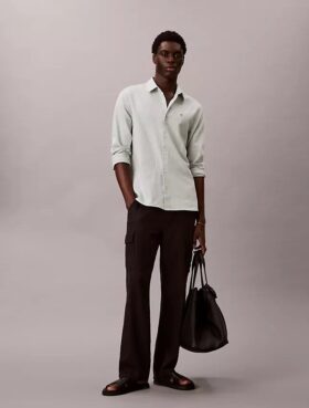 Linen Cotton Classic Button-Down Shirt
