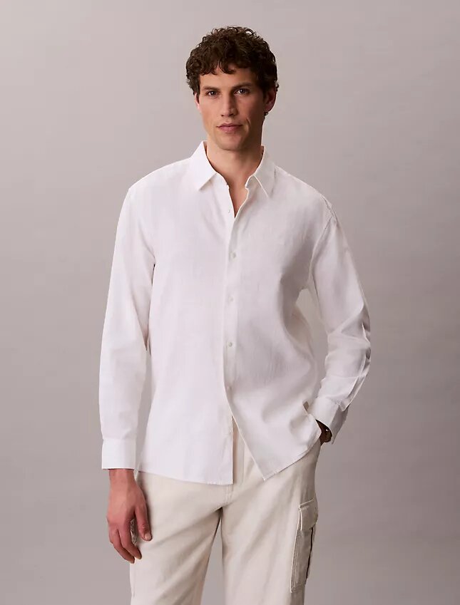 Linen Cotton Classic Button-Down Shirt Linen Cotton Classic Button-Down Shirt