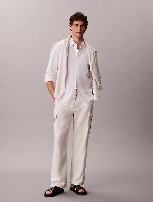 Linen Cotton Classic Button-Down Shirt Linen Cotton Classic Button-Down Shirt