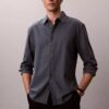 Linen Cotton Classic Button-Down Shirt