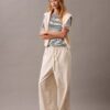 Linen Cotton Drawstring Pants