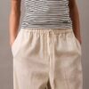 Linen Cotton Drawstring Pants
