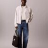 Linen Cotton Mock Neck Jacket Linen Cotton Mock Neck Jacket