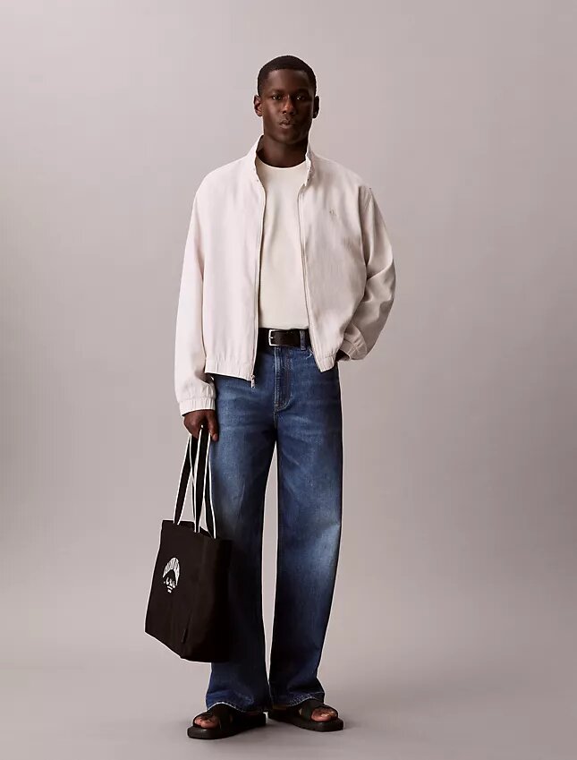 Linen Cotton Mock Neck Jacket Linen Cotton Mock Neck Jacket