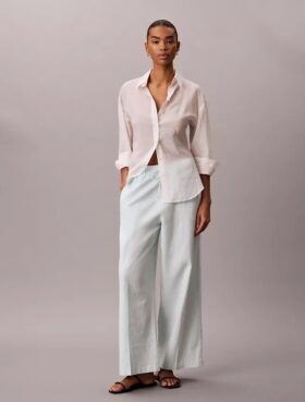 Linen Cotton Pull-On Pants