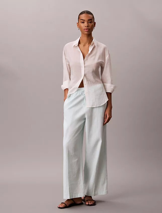 Linen Cotton Pull-On Pants Linen Cotton Pull-On Pants