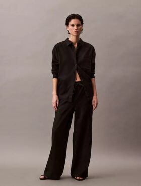 Linen Cotton Pull-On Pants