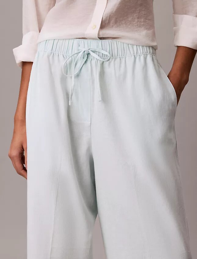 Linen Cotton Pull-On Pants Linen Cotton Pull-On Pants