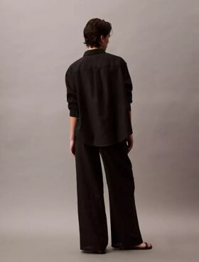 Linen Cotton Pull-On Pants