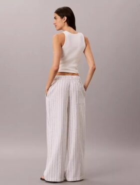 Linen Cotton Pull-On Pants