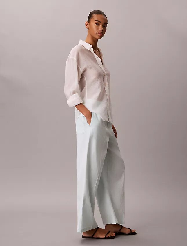 Linen Cotton Pull-On Pants Linen Cotton Pull-On Pants