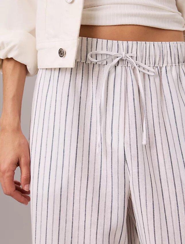 Linen Cotton Pull-On Pants Linen Cotton Pull-On Pants