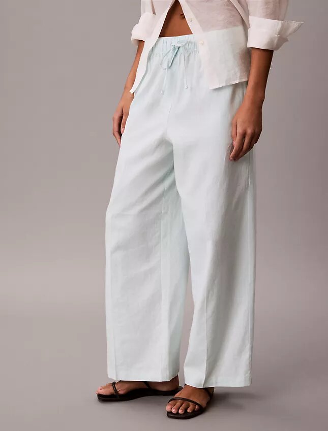 Linen Cotton Pull-On Pants Linen Cotton Pull-On Pants