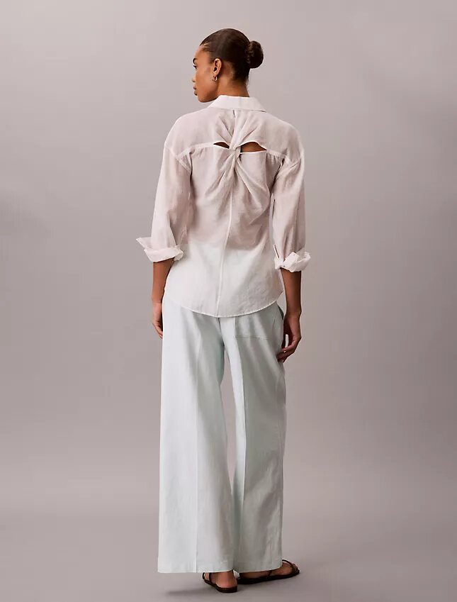 Linen Cotton Pull-On Pants Linen Cotton Pull-On Pants