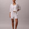 Linen Cotton Pull-On Shorts