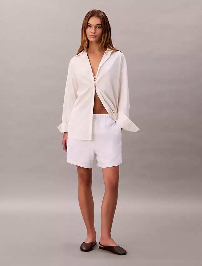 Linen Cotton Pull-On Shorts Linen Cotton Pull-On Shorts