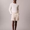 Linen Cotton Pull-On Shorts