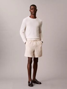 Linen Cotton Pull-On Shorts