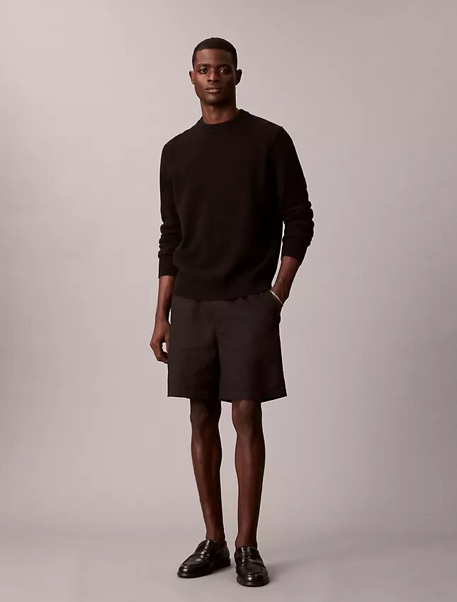 Linen Cotton Pull-On Shorts Linen Cotton Pull-On Shorts