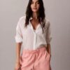 Linen Cotton Pull-On Shorts Linen Cotton Pull-On Shorts