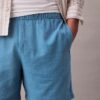 Linen Cotton Pull-On Shorts