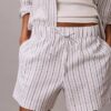 Linen Cotton Pull-On Shorts