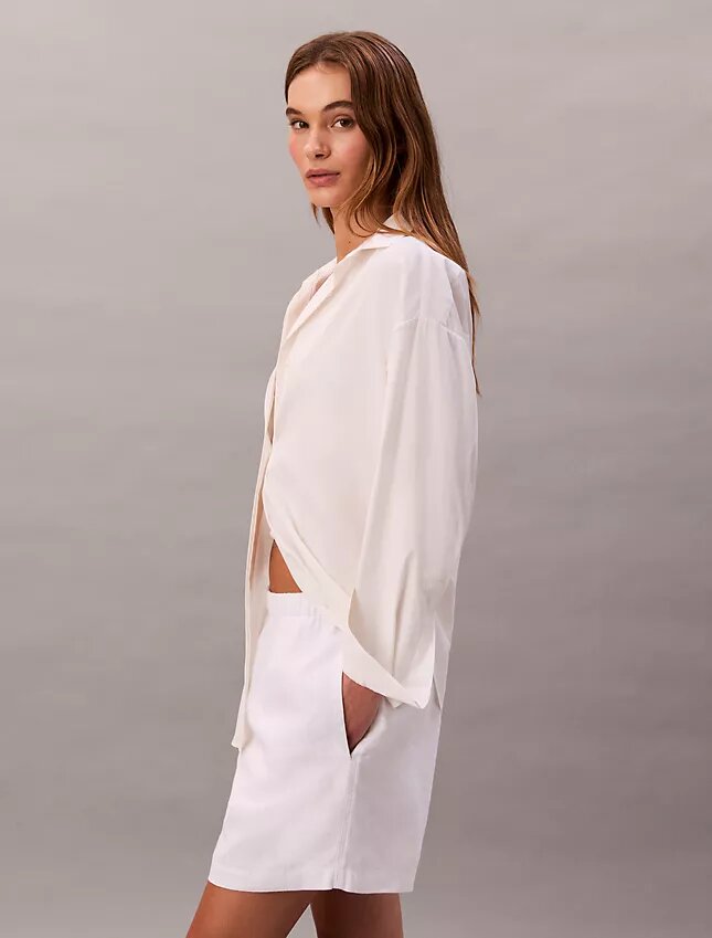 Linen Cotton Pull-On Shorts Linen Cotton Pull-On Shorts