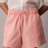 Linen Cotton Pull-On Shorts Linen Cotton Pull-On Shorts