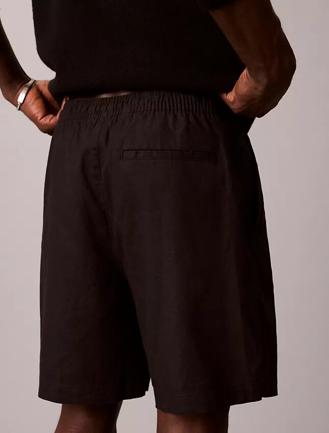 Linen Cotton Pull-On Shorts Linen Cotton Pull-On Shorts