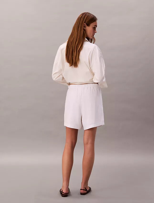 Linen Cotton Pull-On Shorts Linen Cotton Pull-On Shorts
