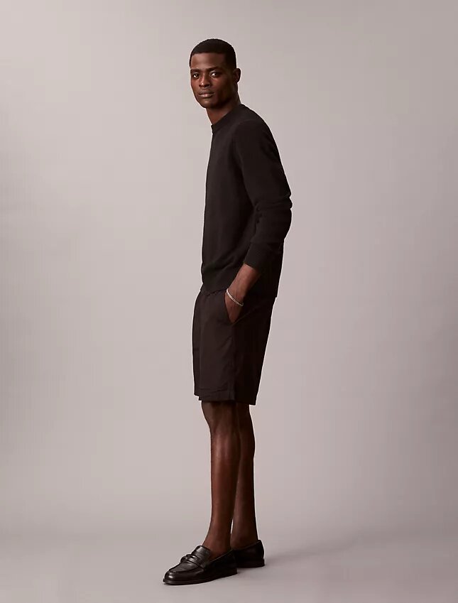 Linen Cotton Pull-On Shorts Linen Cotton Pull-On Shorts