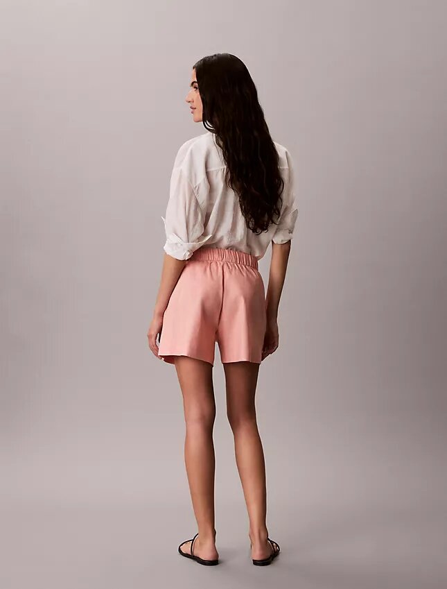 Linen Cotton Pull-On Shorts Linen Cotton Pull-On Shorts