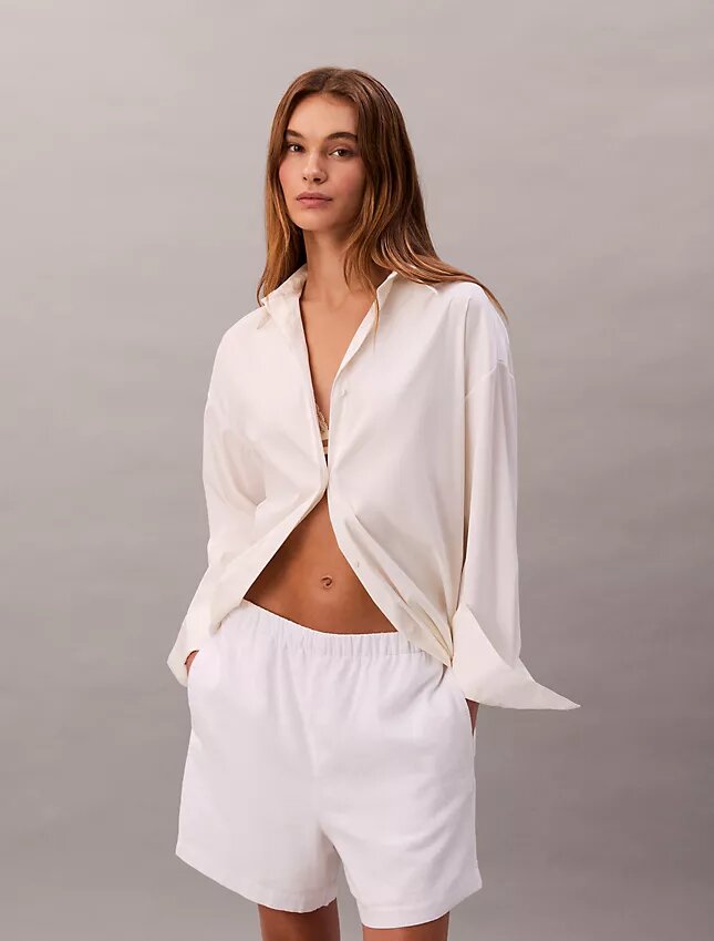 Linen Cotton Pull-On Shorts Linen Cotton Pull-On Shorts