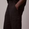 Linen Cotton Relaxed Straight Cargo Pants