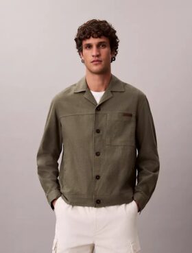 Linen Cotton Shirt Jacket Linen Cotton Shirt Jacket
