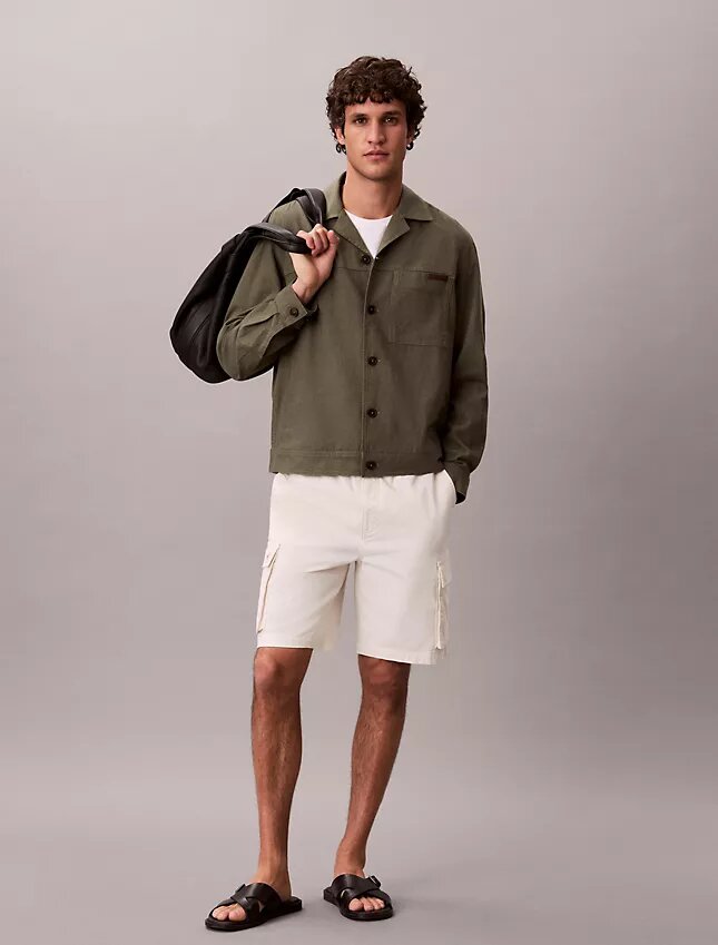 Linen Cotton Shirt Jacket Linen Cotton Shirt Jacket