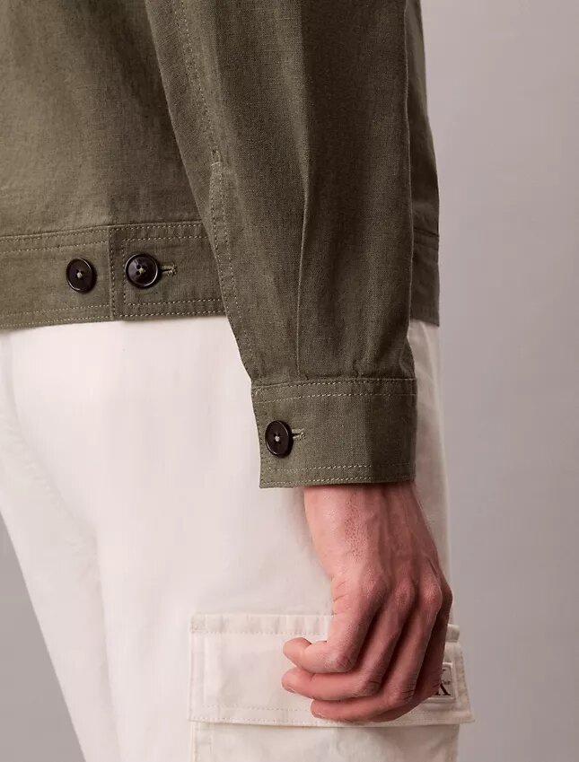 Linen Cotton Shirt Jacket Linen Cotton Shirt Jacket