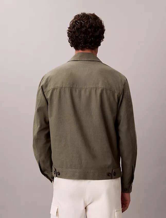 Linen Cotton Shirt Jacket Linen Cotton Shirt Jacket