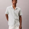 Linen Cotton Short Sleeve Button-Down Shirt Linen Cotton Short Sleeve Button-Down Shirt