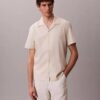 Linen Cotton Short Sleeve Button-Down Shirt Linen Cotton Short Sleeve Button-Down Shirt