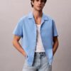 Linen Cotton Short Sleeve Button-Down Shirt Linen Cotton Short Sleeve Button-Down Shirt