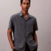 Linen Cotton Short Sleeve Button-Down Shirt Linen Cotton Short Sleeve Button-Down Shirt